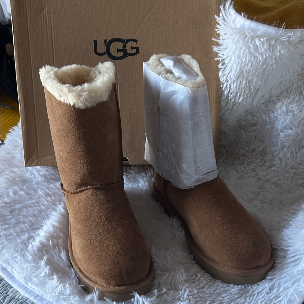 UGG Tan Sheepskin Boots